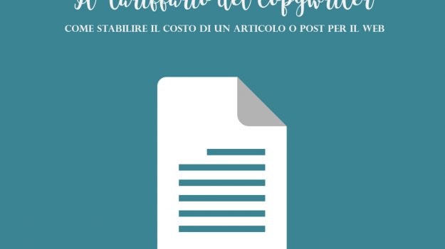 Tariffario Copywriter