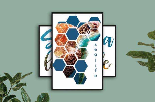 Sea-life Come creare una maschera di ritaglio con Illustrator