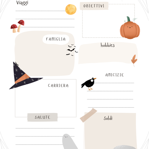 Goal Planner Halloween Goal Planner Halloween