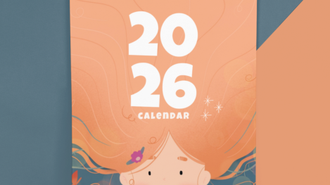 2026 Wall Calendar Calendario da parete Illustrato 2026