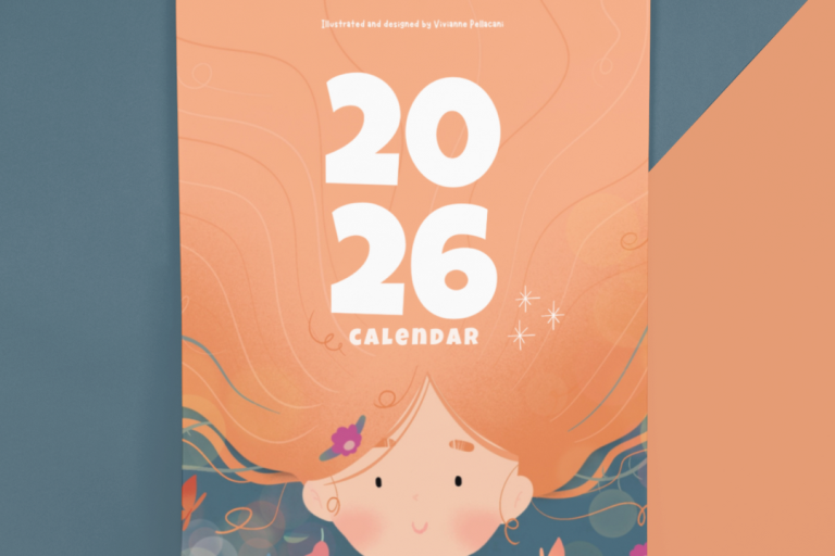 Calendario da parete Illustrato 2026